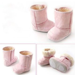 Toddler Baby Winter Snow Boots Kids Fur Lining Boot Infant Boy Girl Wool Shoes