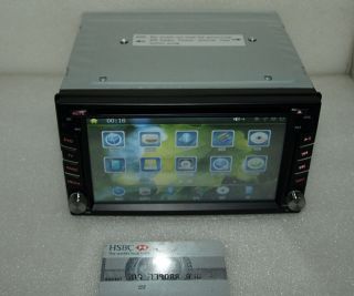 6 2" in Dash Head Unit 2Din Car DVD CD  Player GPS Navigation iPod Stereo CA1