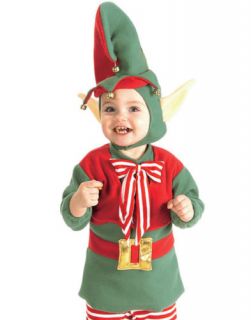 Infant Baby Plush Elf Christmas Holiday Halloween Party Kids Toddler Costume