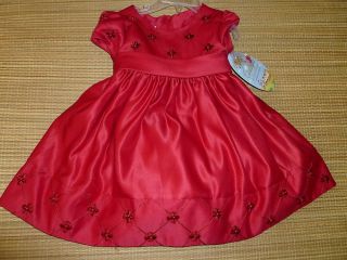 Cinderella 24 Months Baby Girls Red Holiday Pageant Dress w Diaper Cover