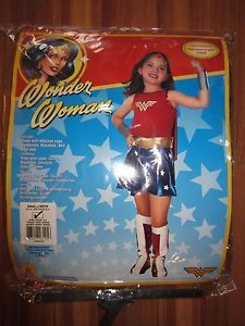 Girls Wonder Woman Costume Small 4 6 Halloween Child Kids Superhero