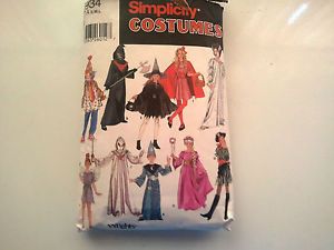 Simplicity Halloween Costumes Sewing Pattern s M L Boys and Girls Sizes 7 to 14