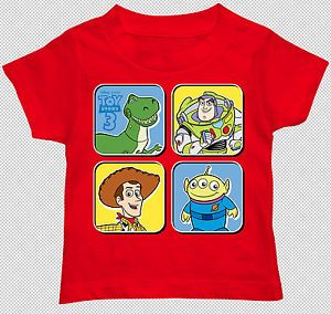 Disney Pixar Toy Story 3 Woody Buzz Lightyear Alien Rex Toddler Boy Kid T Shirt