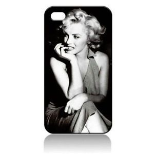 Marilyn Monroe Sitting Hard Plastic Cell Phone Case iPhone 4 4S USA Seller