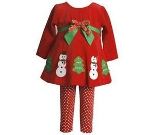 Bonnie Jean Baby Girls Christmas Outfit Size 0 3 Months Boutique Clothing