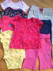 Lot of Baby Girl Spring Summer Clothing Size 12 Months