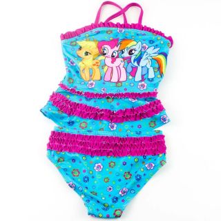 My Little Pony Pinkie Pie Girls Tankini Swimsuit Sz 2T 3T 4T Swimwear Toddler