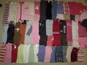 60pc Baby Toddler Girl 12 18 Month Fall Winter Outfit Sleepwear Clothes Lot 907