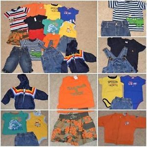 15 PC Lot Baby Boys Spring Summer Clothes Size 6 9 9 6 12 Months Gymboree Gap