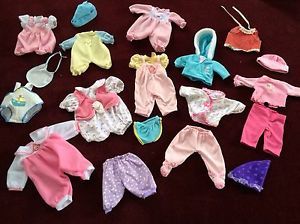 Lot of 19 Doll Clothes Fits Bitty Baby Pants Play Outfit American Girl Tops 15"