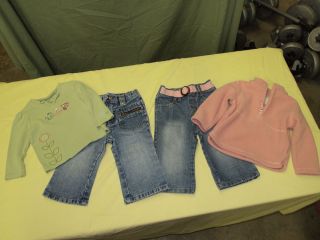Lot of 4 Baby Girl Clothes Old Navy Gap Size 12 18 Months