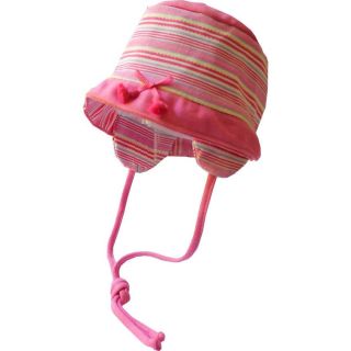 Maximo Cotton Baby Girls Bucket Hat with Ear Flaps and Strings