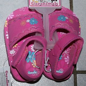 Girls Garanimals Pink Flowered Sandals Infant Sizes