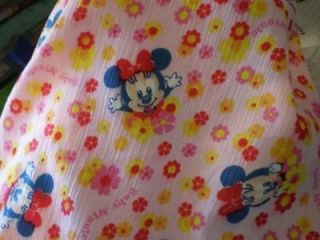 Baby Minnie Mouse Pink Gauze Fabric