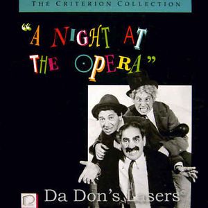 A Night at The Opera CAV Criterion Laserdisc 31 Marx Brothers Comedy