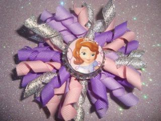 Toddler Girls Princess Sophia Korker Hair Bow