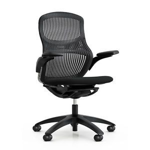 Nice 2013 Model Knoll Generation Swivel Rolling Office Desk Chair Black