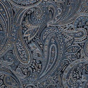 Clayton Marcus Rowe Chair Blue Paisley Print See Fabric Sample
