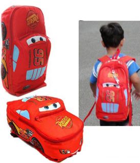 New Disney Pixar Cars McQueen Kid Boy's Girl Backpack School Bag Birthday Gift