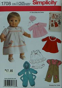 Baby Doll Clothes Patterns