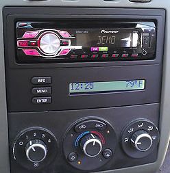 Pontiac G6 2008 Radio Dash Kit Single DIN Install w OnStar Digital Driver Rap