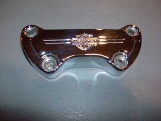 Harley Davidson Bar Shield Chrome Handlebar Clamp 1" Handle Bars Handlebars