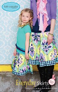 Everyday Skirts by Kati Cupcake Womens Girls Skirt Sewing Pattern KC142 12 MNTS