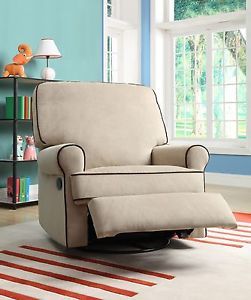Swivel Glider Rocker Recliner Rocking Chair Nursery Baby Furniture Crib Bedding