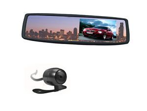 4 3 Car LCD Monitor Mirror Waterproof IR Reverse Car Rear View Backup Camera Kit