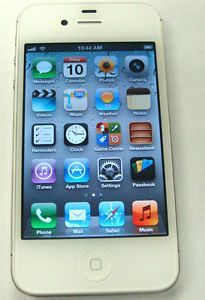 New Virgin Mobile USA Apple iPhone 4 8GB Cell Phone White
