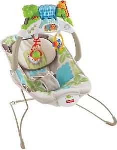 Fisher Price Jungle Rainforest Friends Baby Bouncer Bounce Seat Chair New
