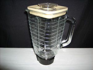 Vintage Oster Kitchen Center 5 Cup Glass Blender Jar Complete with Lid Blades