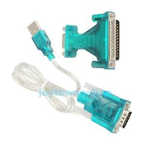 DB9 DB25 Adapter USB 2 0 to 9 25 Pin Serial RS232 Cable Converter Adapter Hot