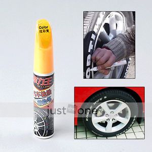Motorcycle Auto Car Tire Wheel Surface Decor Paint Pattern Marker Yellow Color