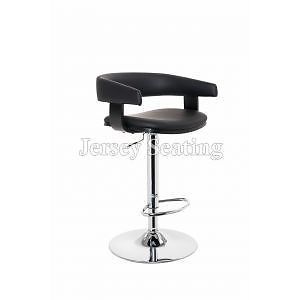 PU Leather Hydraulic Lift Adjustable Counter Bar Stool Dining Chair 1064