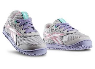 Reebok Venture Flex Stride Gravel Pink Blue Infant Toddler Kids Shoes Sizes 5 10