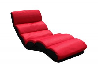 Kings Brand Red Mesh Fabric Adjustable Folding Lounge Chair New