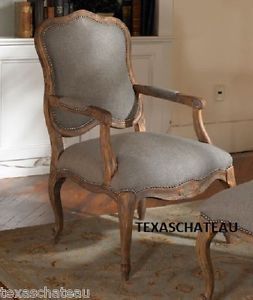 French Bergere Chair Country Chic Vintage Style Side Accent Furniture