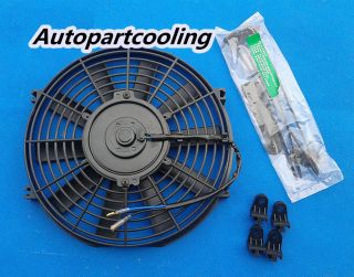 14" inch Electric Universal Auto Cooling Radiator Fan Hot Rad w Mount Kit