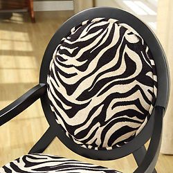 Modern Zebra Accent Chairs