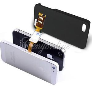 Dual Double 2 SIM Card Chip Holder Adapter for iPhone 5 4S 4 Case for iPhone 5