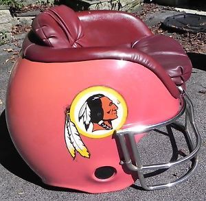Vintage Early 1980's Washington Redskins Oversized Football Helmet Chair Old NFL
