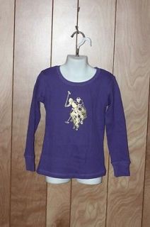 Girl's U s Polo Assn Thermal Shirt Size 6