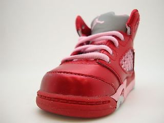 440890 605 Baby Toddlers Air Jordan 5 V Retro TD Gym Red ion Pink Valentine QS