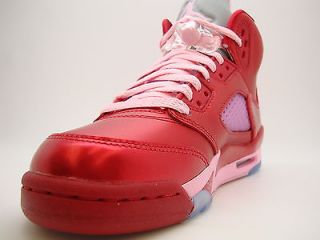 440892 605 Girls Youth Air Jordan 5 V Retro GS Gym Red ion Pink Valentine Day
