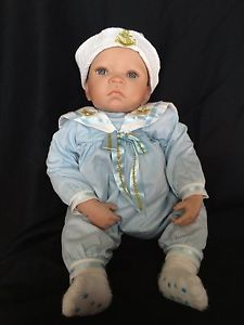 Ashton Drake Baby Boy Doll by Artist Waltraud Hanl Weighted Posable 23"