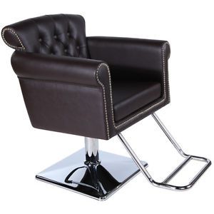 New Beauty Salon Equipment Brown Hydraulic Vintage Styling Chair SC 06BR
