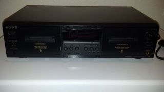 Sony TC WE475 Dual Stereo Double Cassette Tape Deck Player Recorder