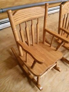 Childs Oak Rocking Chair