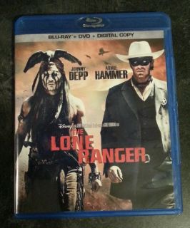 The Lone Ranger Blu Ray DVD 2013 2 Disc Set Includes Digital Copy 786936836370